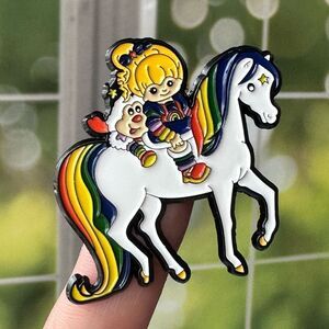 Rainbow Brite Enamel Pin/ Brooch Lapel